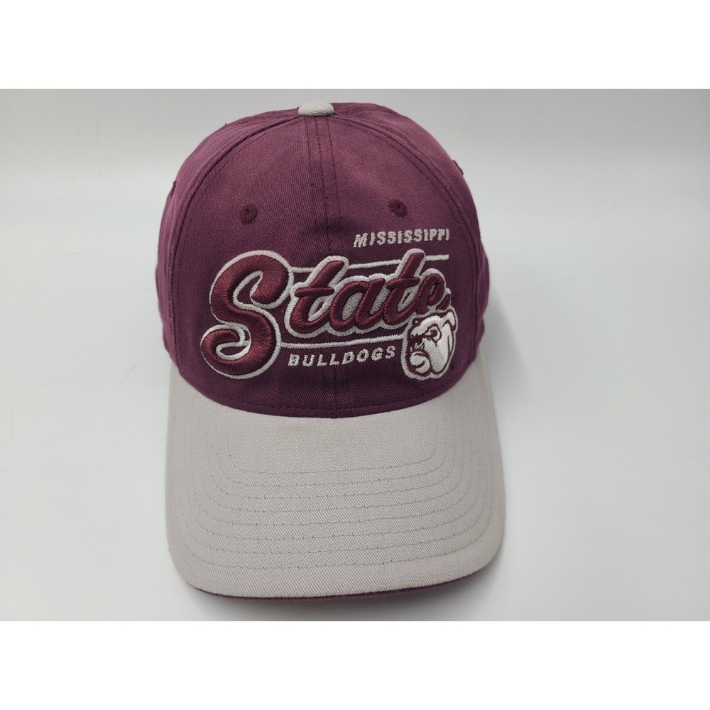 Mississippi State University Bulldogs Adidas Trefoil Flex Fitted S-M Hat Cap Men